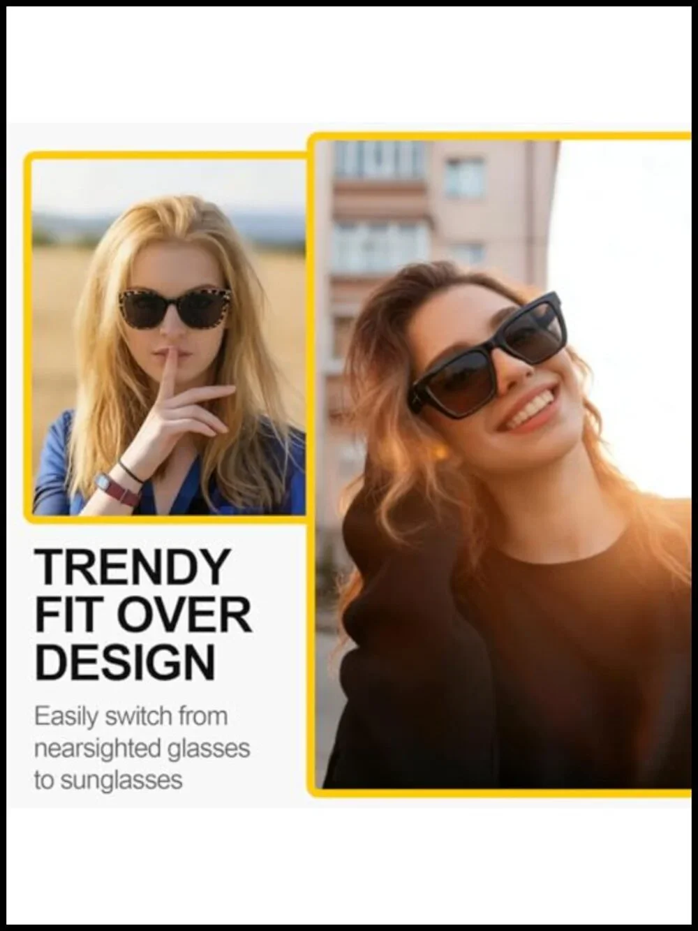 3 Pack Oversized Over Glasses Sunglasses Polarized UV400 Fit Over Sun Glasses